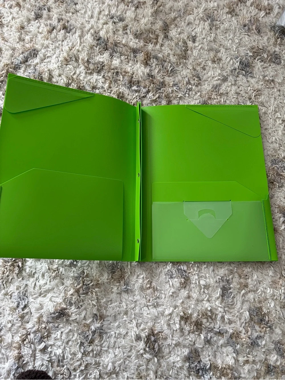Mead Five Star Bright Green Presentation Folder